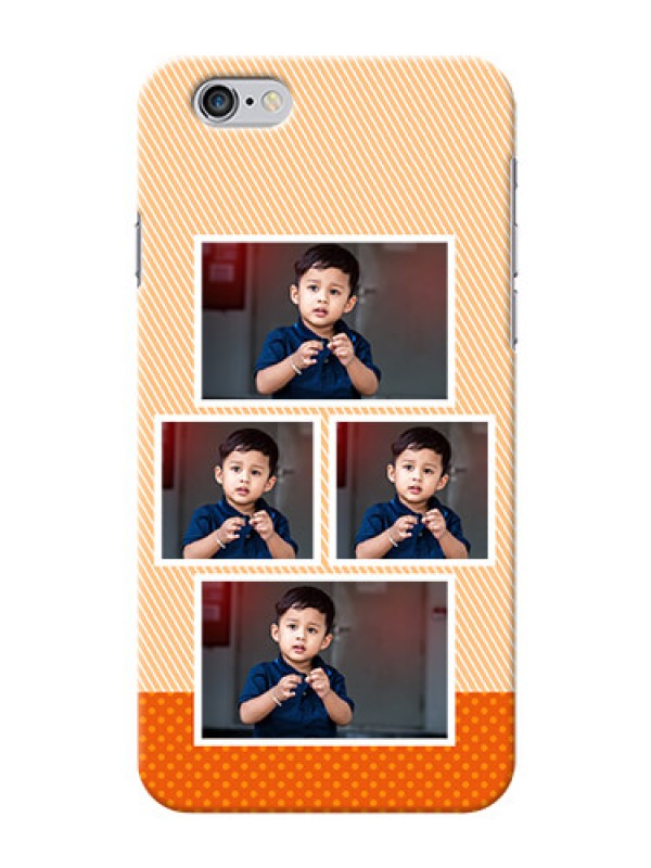 Custom iPhone 6 Mobile Back Covers: Bulk Photos Upload Design