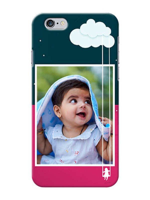 Custom iPhone 6 custom phone covers: Cute Girl with Cloud Design