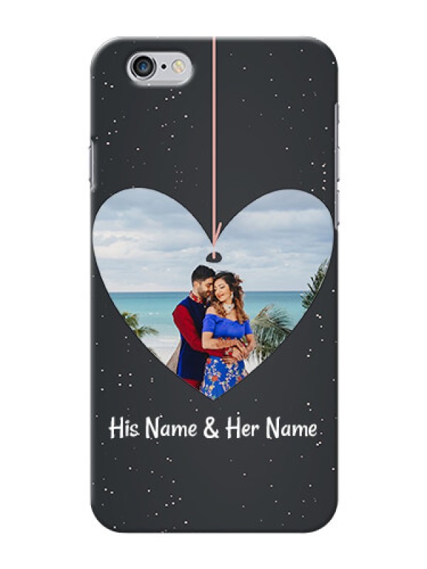 Custom iPhone 6 custom phone cases: Hanging Heart Design