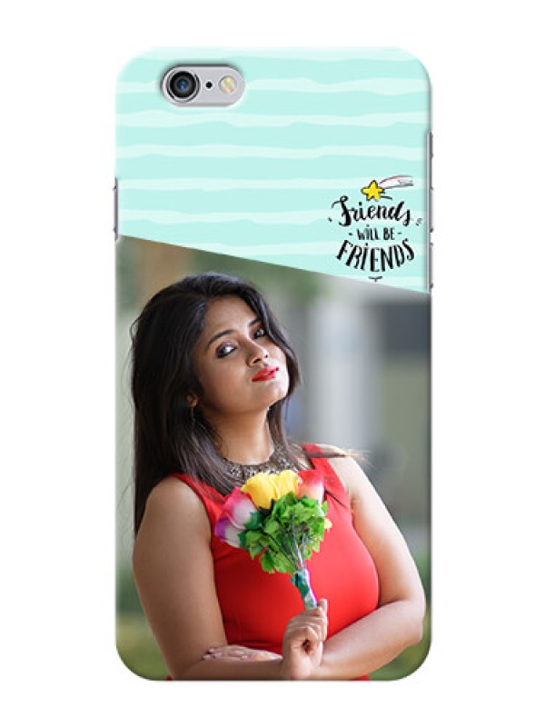 Custom iPhone 6 Mobile Back Covers: Friends Picture Icon Design