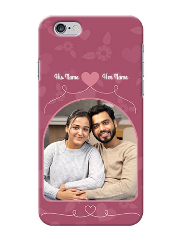 Custom iPhone 6 mobile phone covers: Love Floral Design