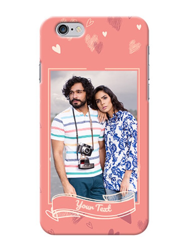 Custom iPhone 6 custom mobile phone cases: love doodle art Design