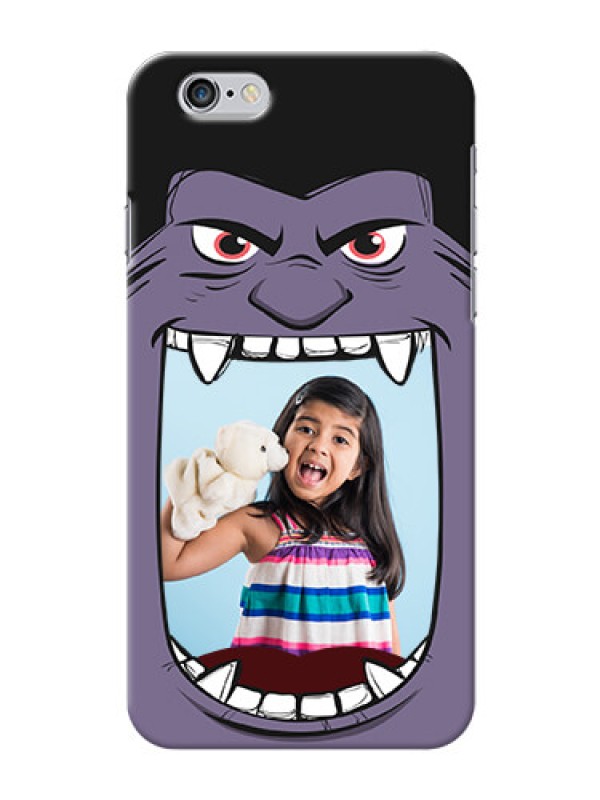 Custom iPhone 6 Personalised Phone Covers: Angry Monster Design