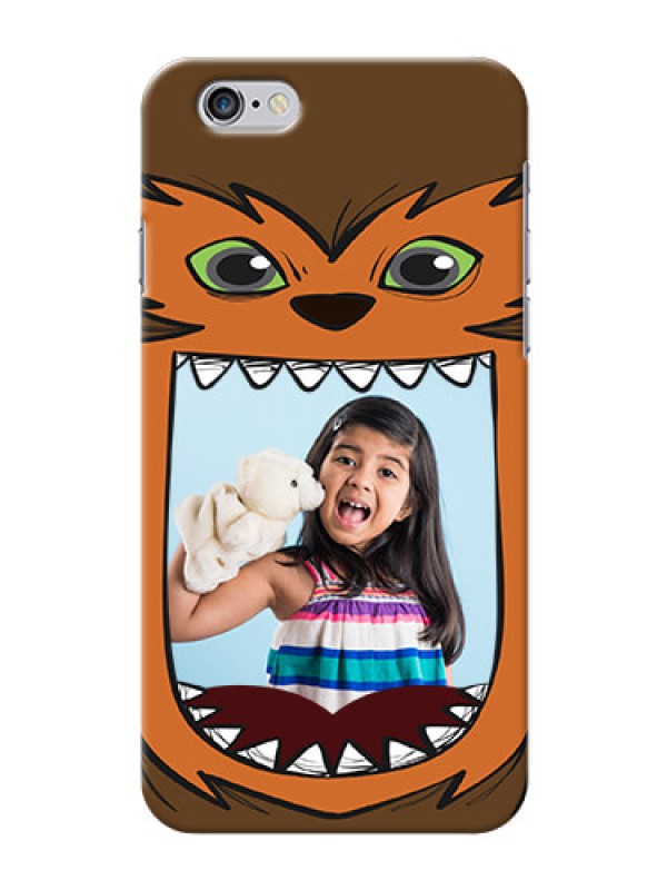 Custom iPhone 6 Phone Covers: Owl Monster Back Case Design