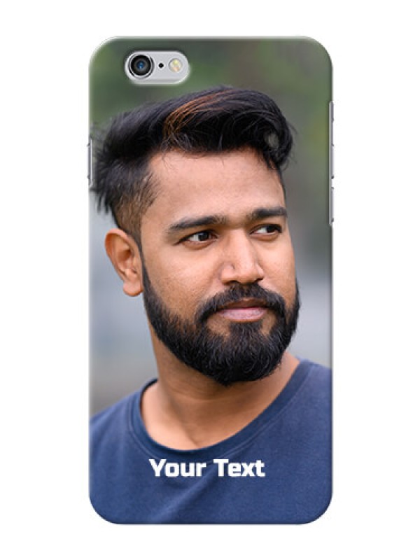 Custom Iphone 6 Mobile Cover: Photo with Text
