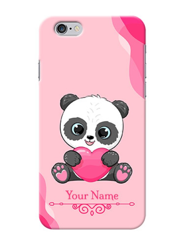 Custom iPhone 6 Mobile Back Covers: Cute Panda Design