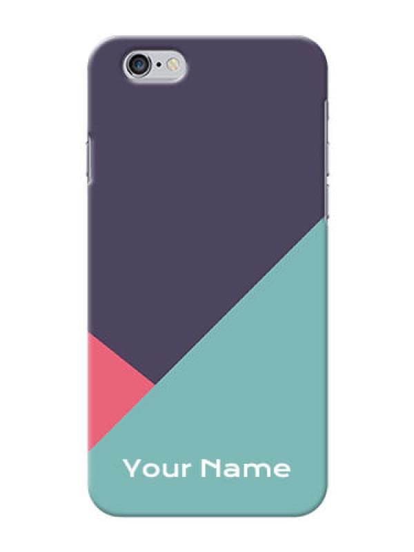 Custom iPhone 6 Custom Phone Cases: Tri Color abstract Design