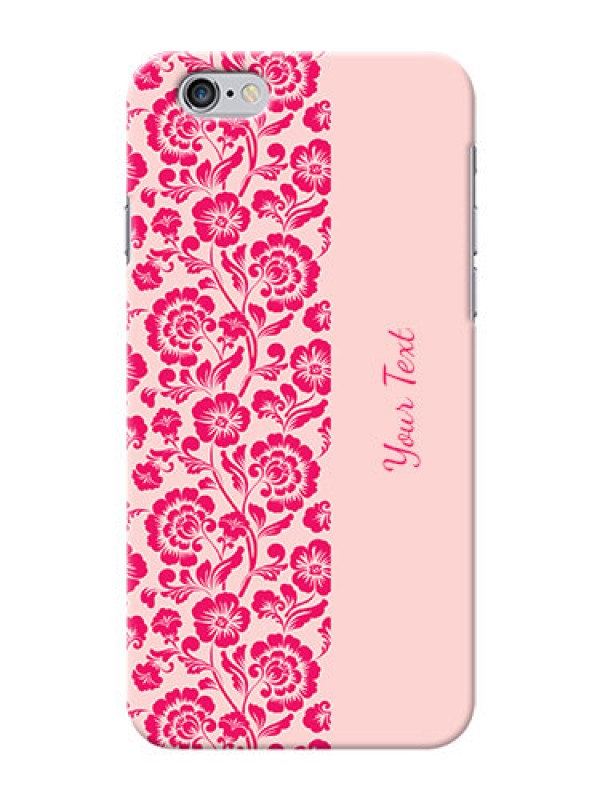 Custom iPhone 6 Phone Back Covers: Attractive Floral Pattern Design