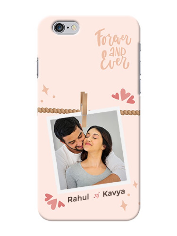 Custom iPhone 6 Phone Back Covers: Forever and ever love Design