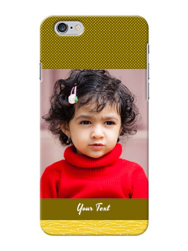 Custom iPhone 6s Plus custom mobile back covers: Simple Green Color Design