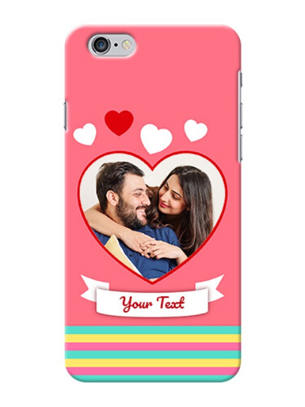 Custom iPhone 6s Plus Personalised mobile covers: Love Doodle Design