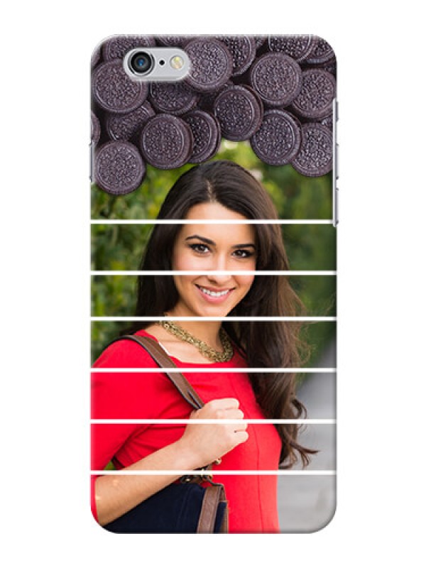 Custom iPhone 6s Plus Custom Mobile Covers with Oreo Biscuit Design