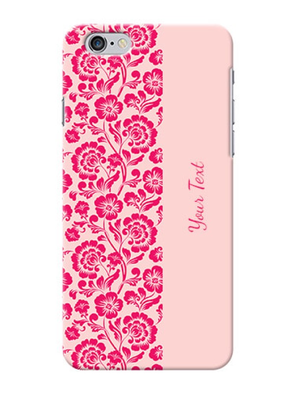 Custom iPhone 6s Plus Phone Back Covers: Attractive Floral Pattern Design