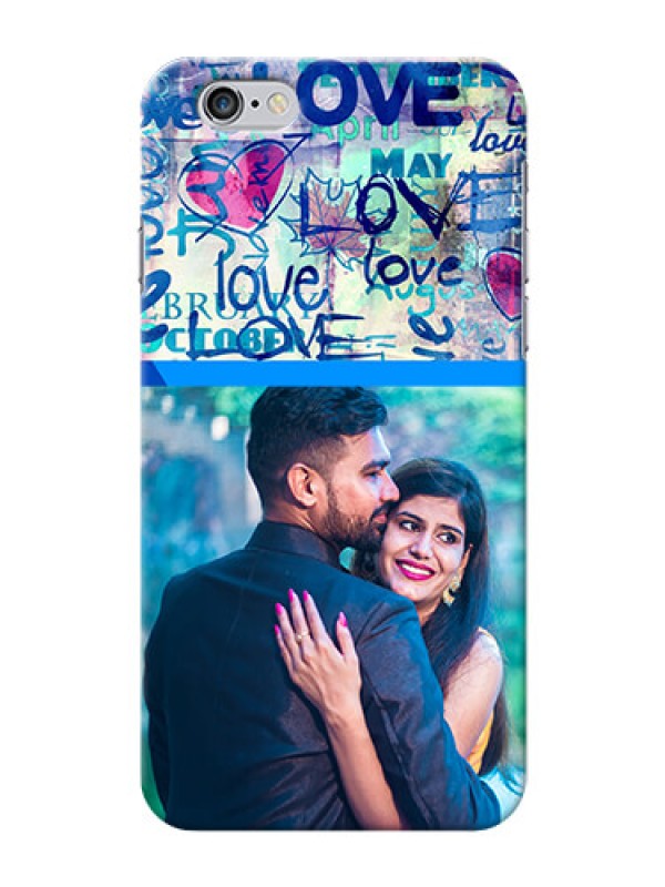 Custom iPhone 6s Mobile Covers Online: Colorful Love Design
