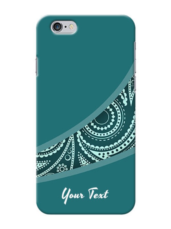 Custom iPhone 6s Custom Phone Covers: semi visible floral Design