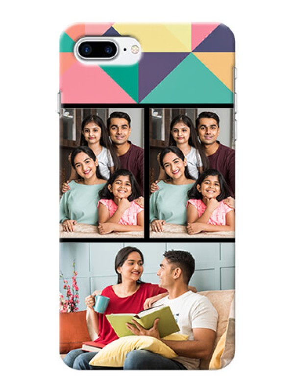 Custom iPhone 7 Plus personalised phone covers: Bulk Pic Upload Design