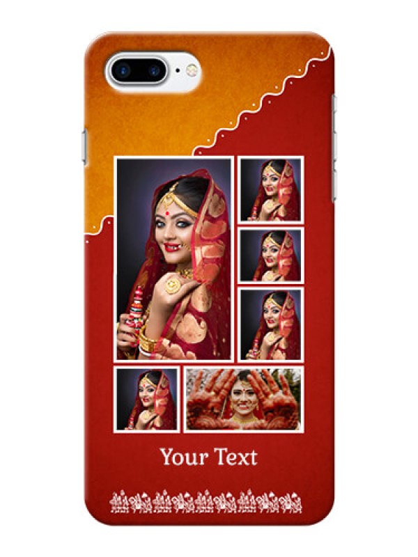 Custom iPhone 7 Plus customized phone cases: Wedding Pic Upload Design