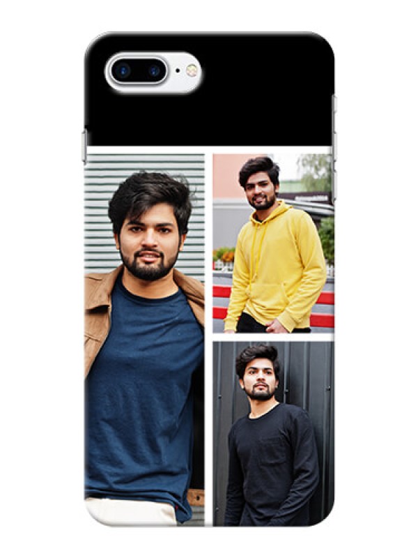 Custom iPhone 7 Plus Custom Mobile Cover: Upload Multiple Picture Design