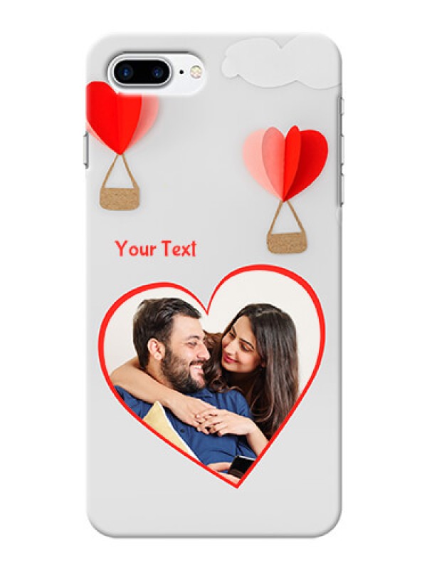 Custom iPhone 7 Plus Phone Covers: Parachute Love Design