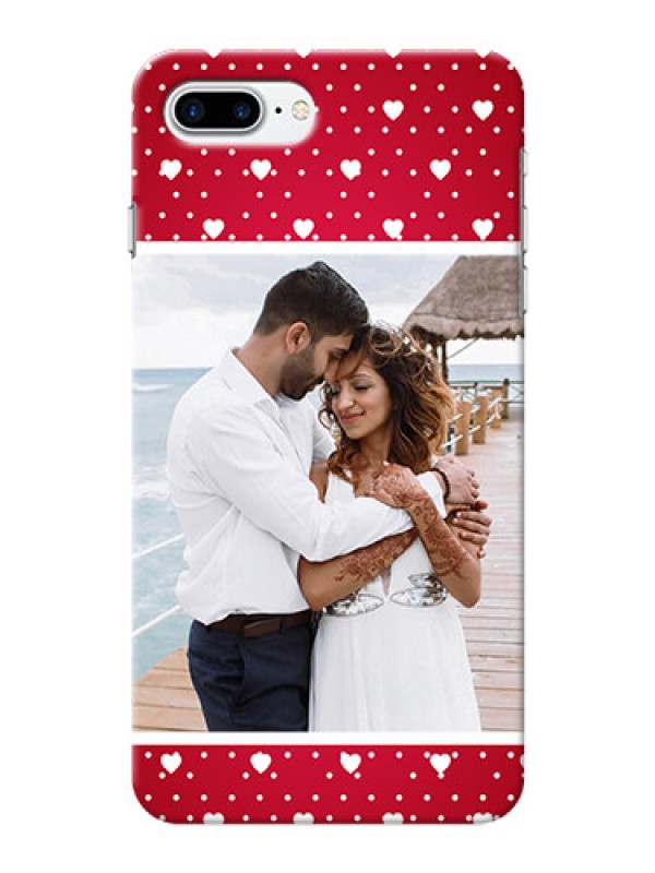 Custom iPhone 7 Plus custom back covers: Hearts Mobile Case Design