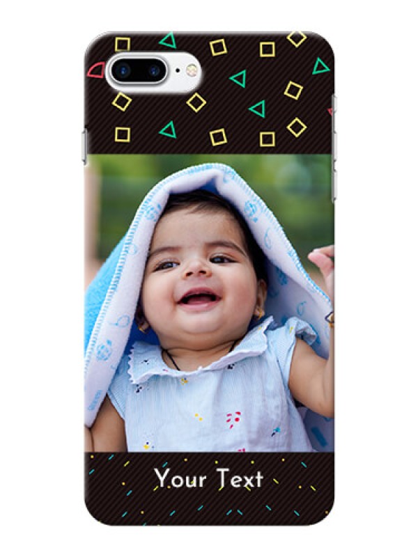 Custom iPhone 7 Plus custom mobile cases with confetti birthday design