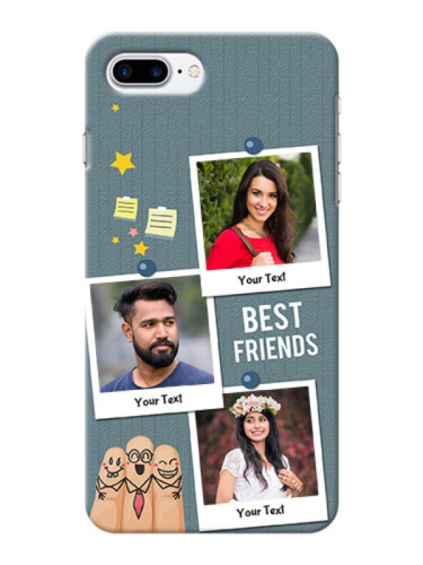 Custom iPhone 7 Plus Mobile Cases: Sticky Frames and Friendship Design