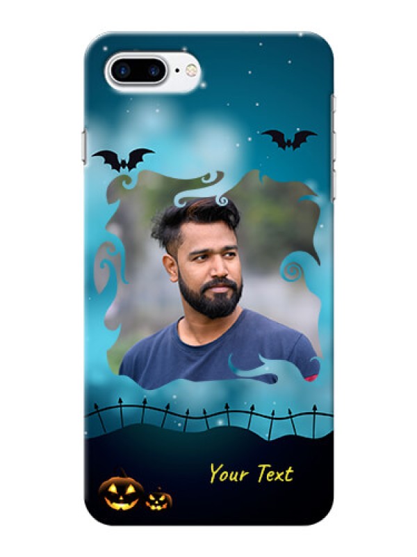 Custom iPhone 7 Plus Personalised Phone Cases: Halloween frame design