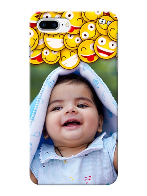 Custom iPhone 7 Plus Custom Phone Cases with Smiley Emoji Design