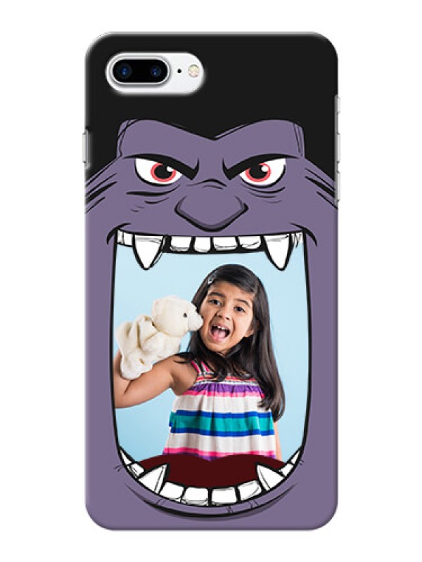 Custom iPhone 7 Plus Personalised Phone Covers: Angry Monster Design