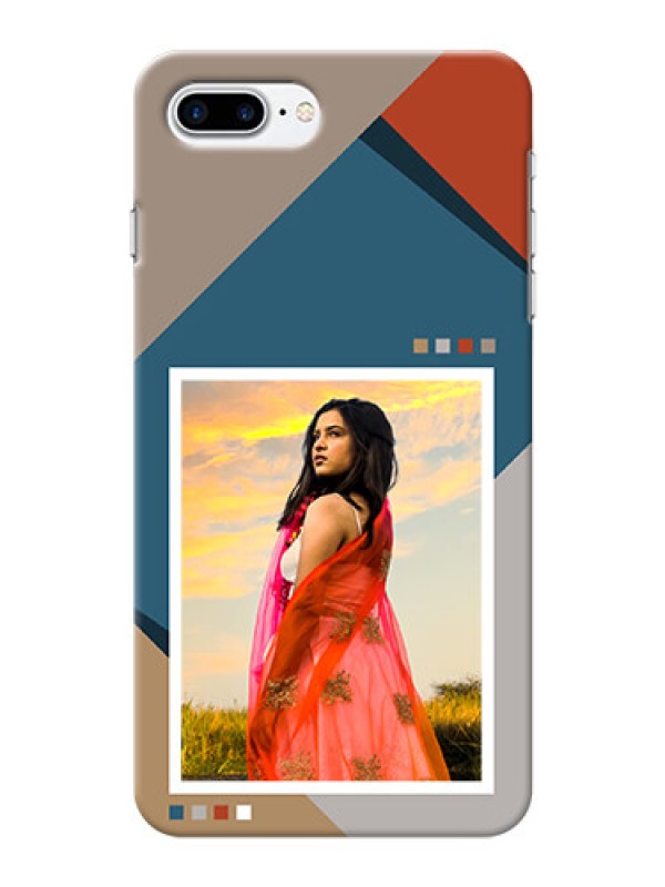 Custom iPhone 7 Plus Mobile Back Covers: Retro color pallet Design