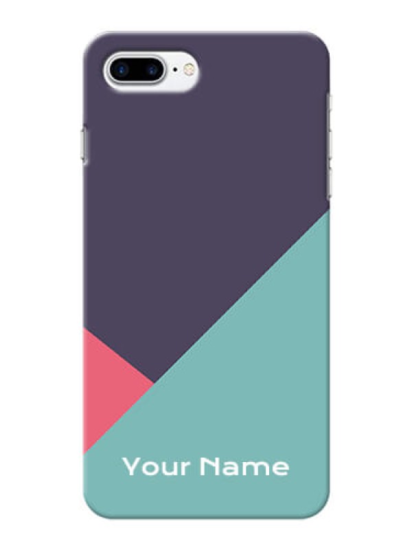 Custom iPhone 7 Plus Custom Phone Cases: Tri Color abstract Design
