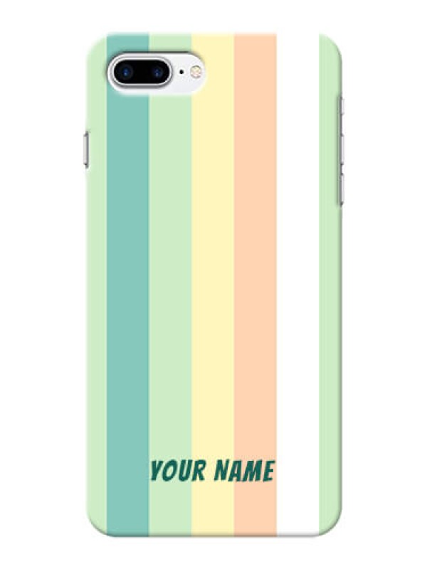 Custom iPhone 7 Plus Back Covers: Multi-colour Stripes Design