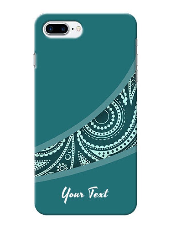 Custom iPhone 7 Plus Custom Phone Covers: semi visible floral Design