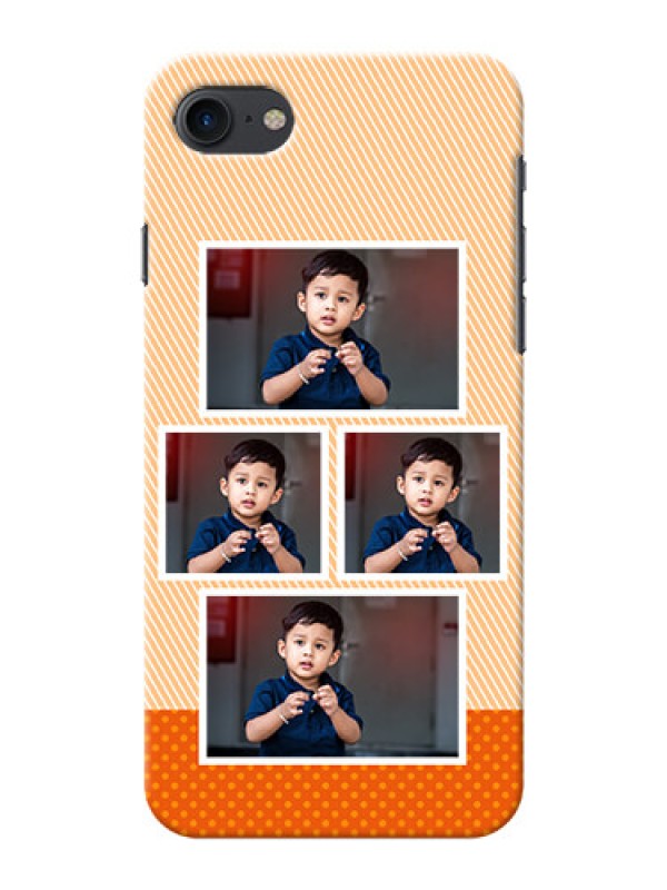 Custom iPhone 7 Mobile Back Covers: Bulk Photos Upload Design