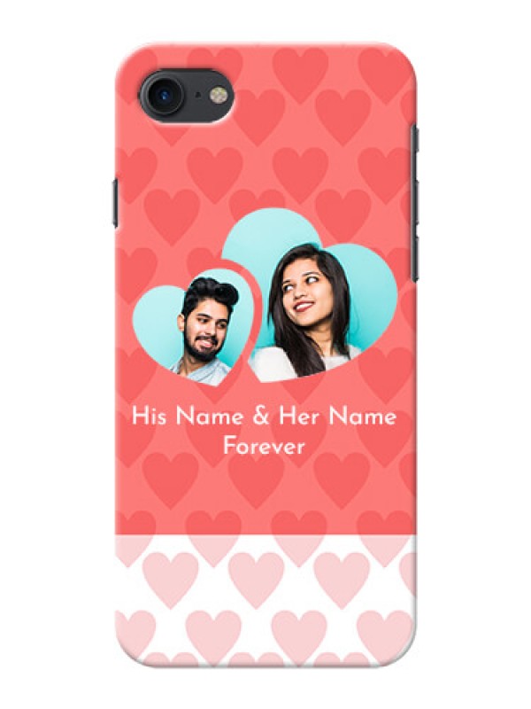 Custom iPhone 7 personalized phone covers: Couple Pic Upload Design