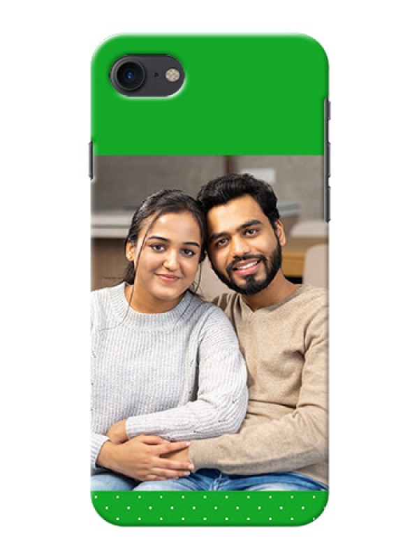 Custom iPhone 7 Personalised mobile covers: Green Pattern Design