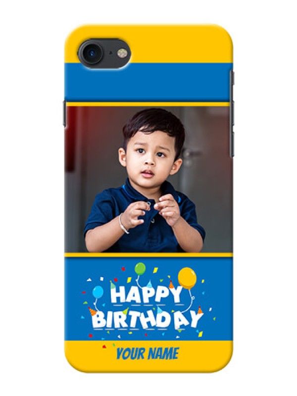 Custom iPhone 7 Mobile Back Covers Online: Birthday Wishes Design