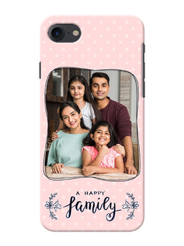 Custom iPhone 7 Personalized Phone Cases: Family with Dots Design