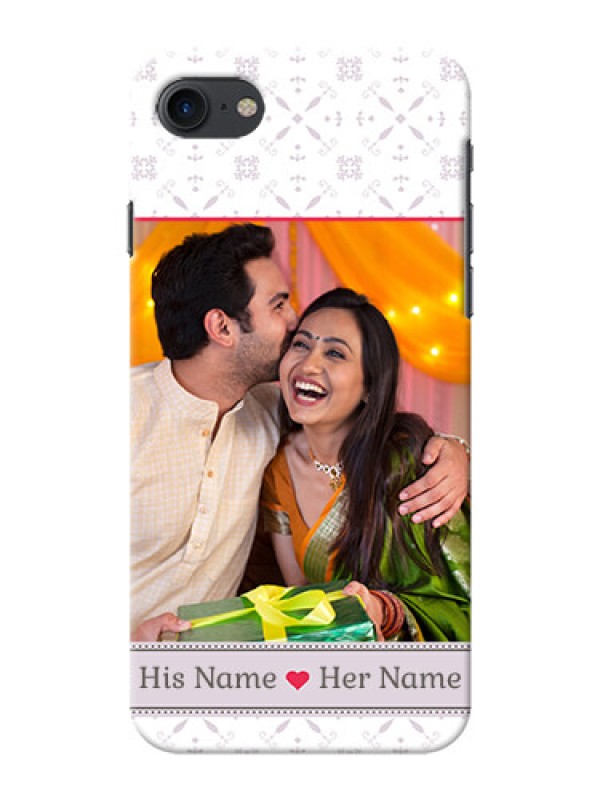 Custom iPhone 7 Phone Cases with Photo and Ethnic Design