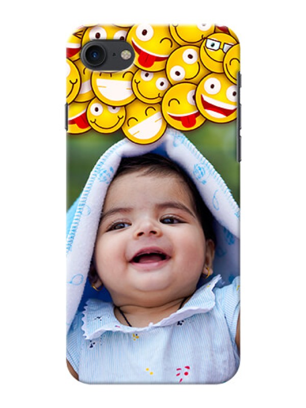 Custom iPhone 7 Custom Phone Cases with Smiley Emoji Design