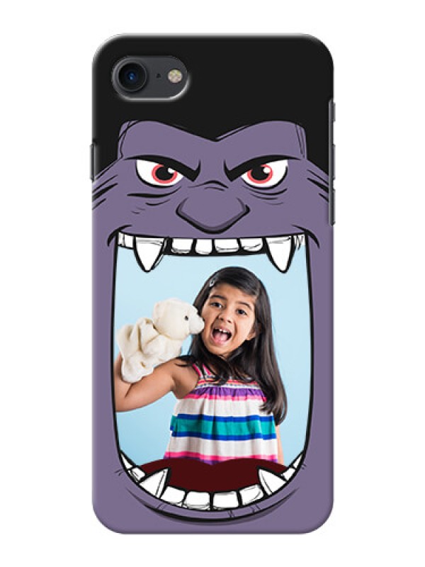 Custom iPhone 7 Personalised Phone Covers: Angry Monster Design
