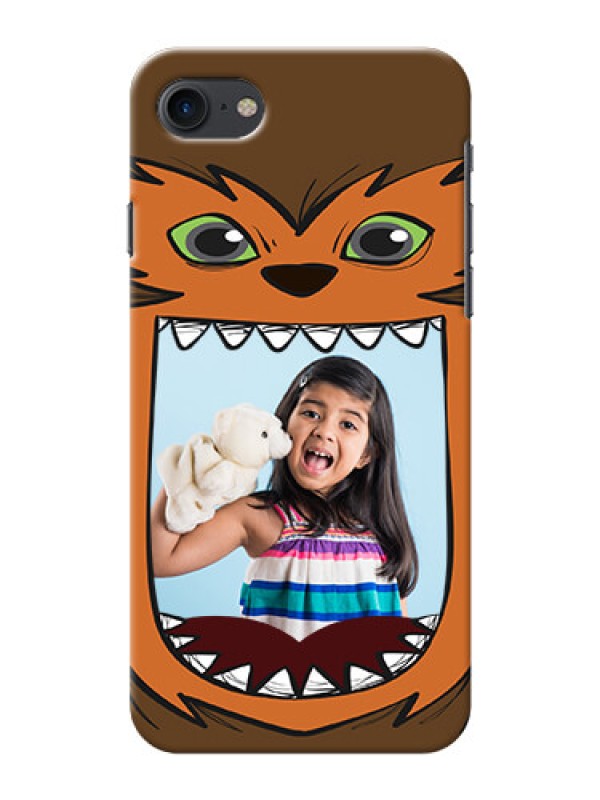 Custom iPhone 7 Phone Covers: Owl Monster Back Case Design