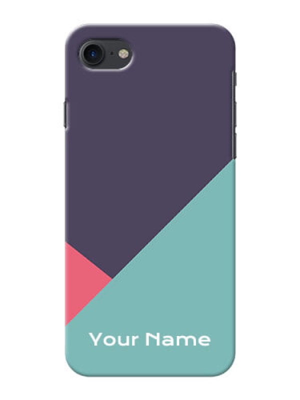 Custom iPhone 7 Custom Phone Cases: Tri Color abstract Design