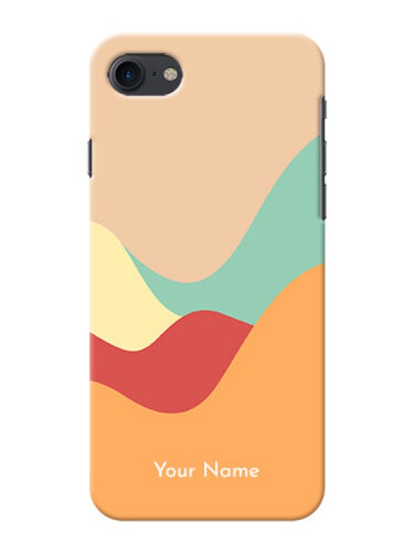 Custom iPhone 7 Custom Mobile Case with Ocean Waves Multi-colour Design