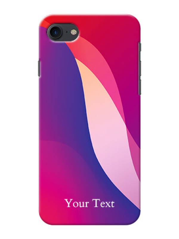 Custom iPhone 7 Mobile Back Covers: Digital abstract Overlap Design
