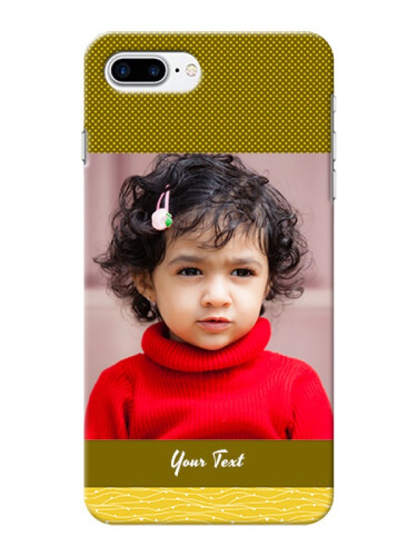 Custom iPhone 8 Plus custom mobile back covers: Simple Green Color Design
