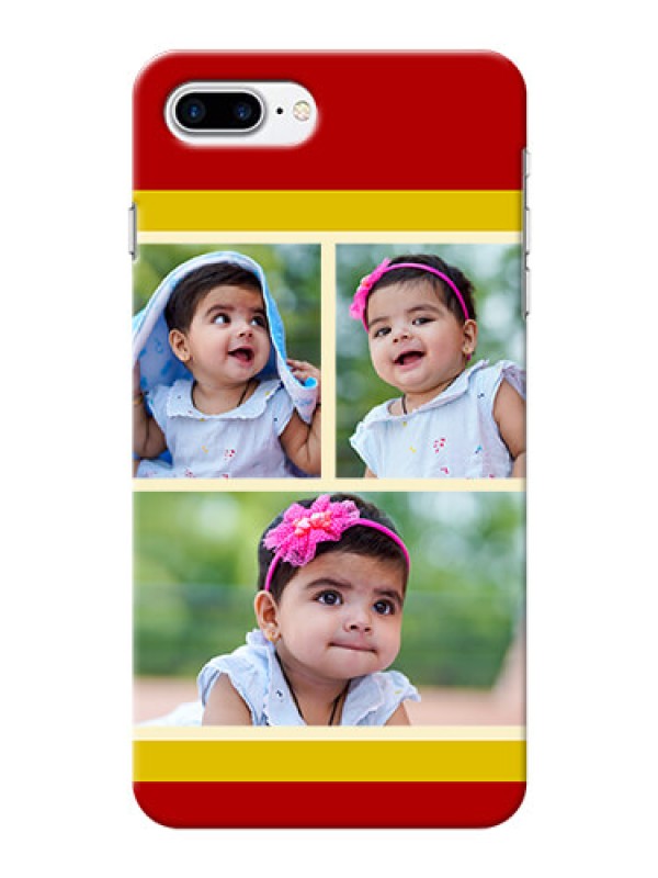 Custom iPhone 8 Plus mobile phone cases: Multiple Pic Upload Design