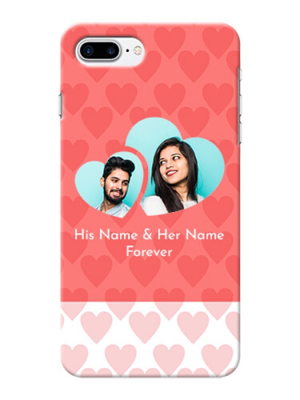 Custom iPhone 8 Plus personalized phone covers: Couple Pic Upload Design