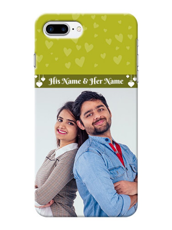 Custom iPhone 8 Plus custom mobile covers: You & Me Heart Design
