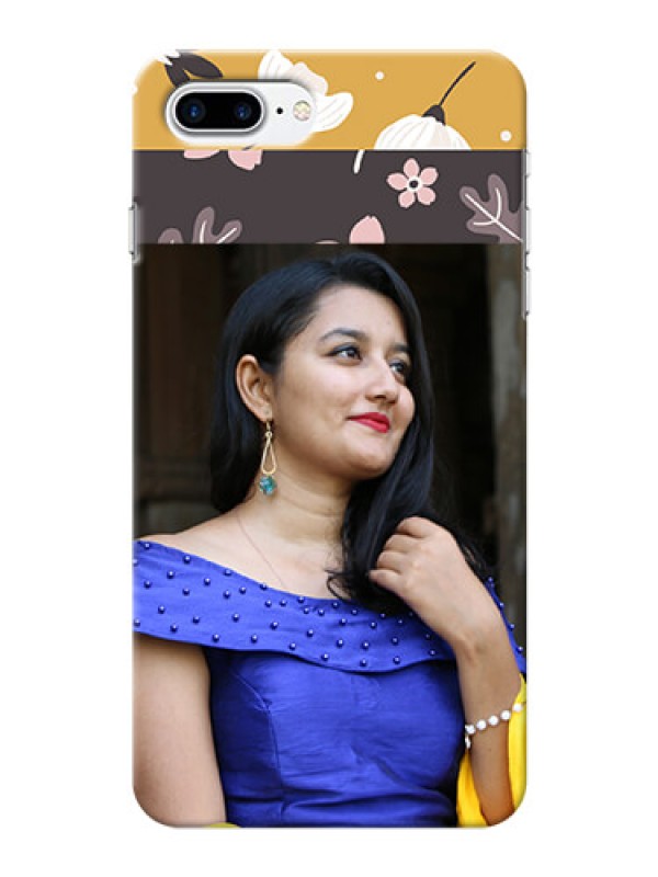 Custom iPhone 8 Plus mobile cases online: Stylish Floral Design